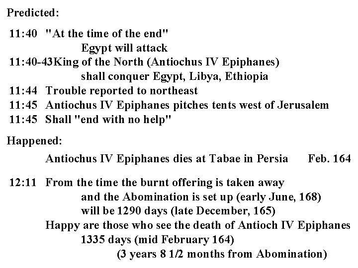 Predicted: 11: 40 "At the time of the end" Egypt will attack 11: 40