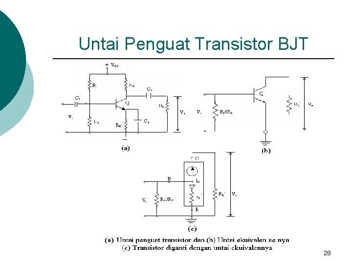 Untai Penguat Transistor BJT 28 