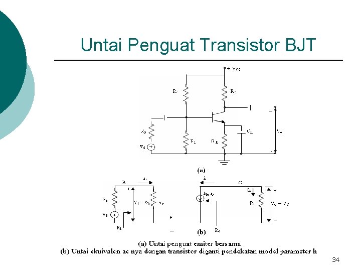 Untai Penguat Transistor BJT 34 