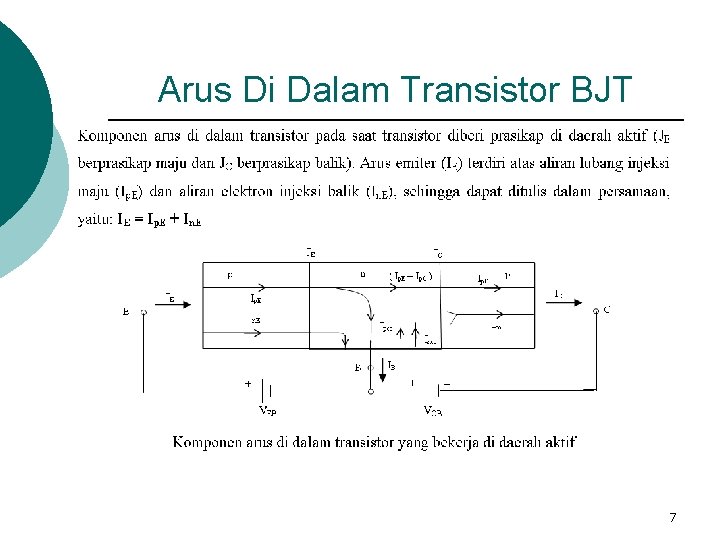 Arus Di Dalam Transistor BJT 7 