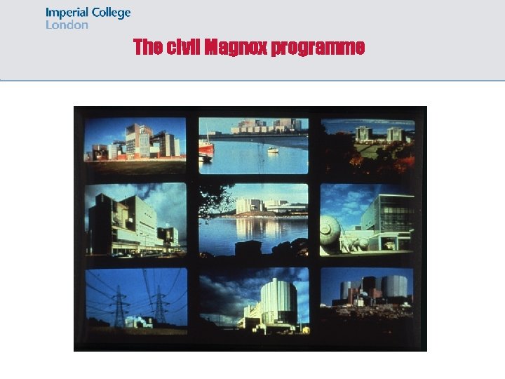 The civil Magnox programme 