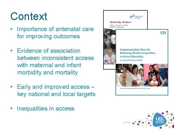 Barriers to the early initiation of antenatal care