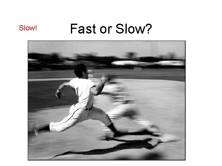 Slow! Fast or Slow? 