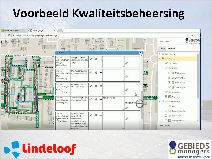 Voorbeeld Kwaliteitsbeheersing 