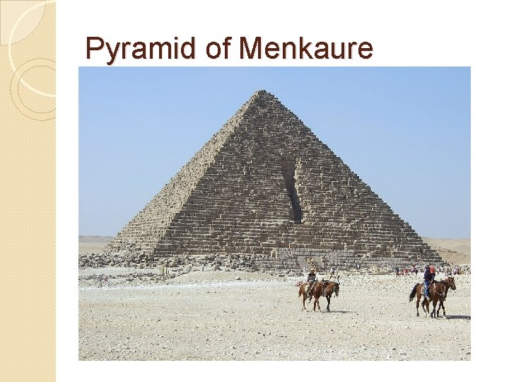 Pyramid of Menkaure 