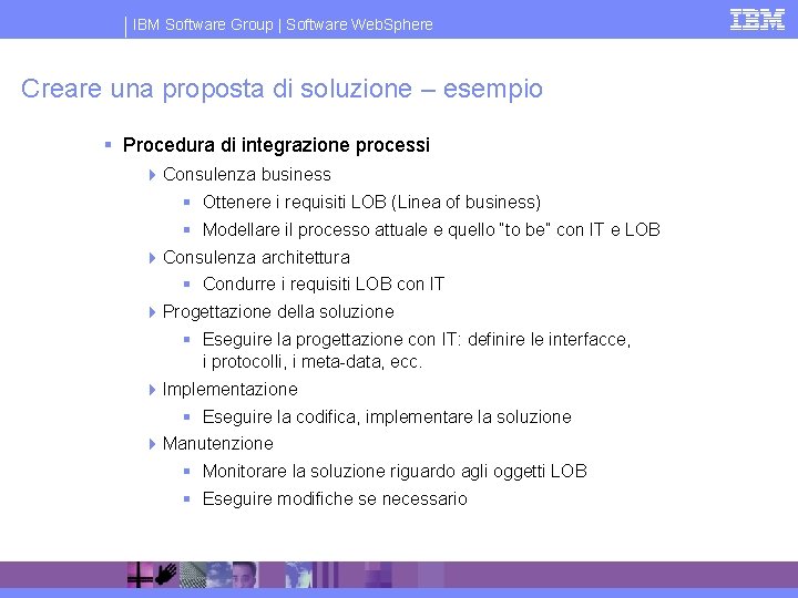 IBM Software Group | Software Web. Sphere Creare una proposta di soluzione – esempio