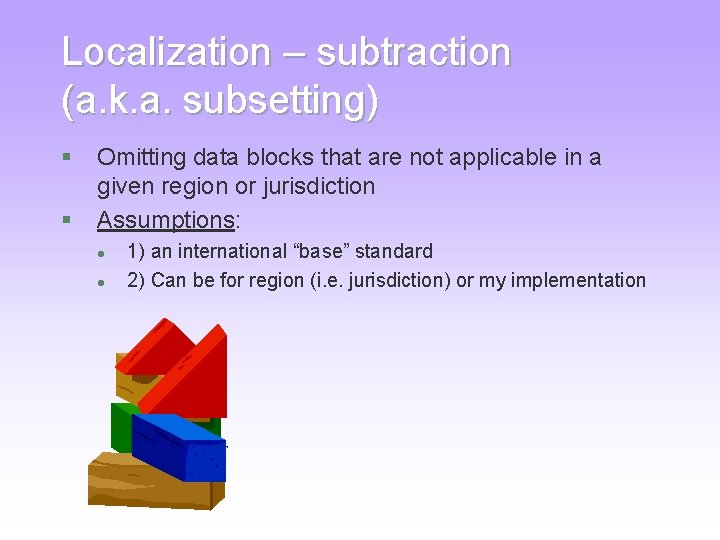Localization – subtraction (a. k. a. subsetting) § § Omitting data blocks that are Localization – subtraction (a. k. a. subsetting) § § Omitting data blocks that are