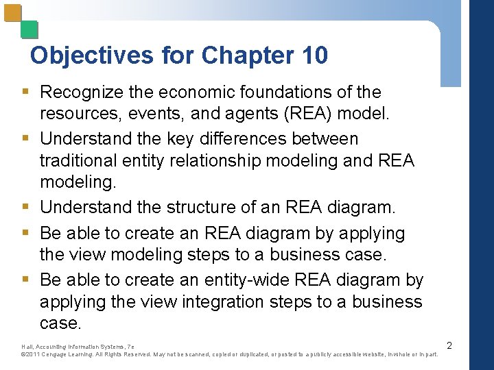 Objectives for Chapter 10 § Recognize the economic foundations of the resources, events, and