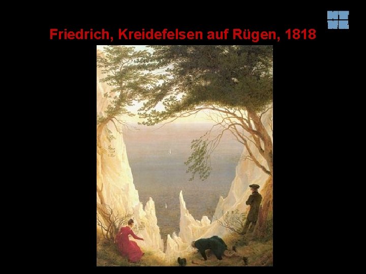 Friedrich, Kreidefelsen auf Rügen, 1818 