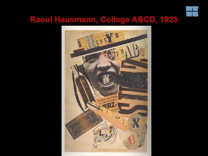 Raoul Hausmann, Collage ABCD, 1923 