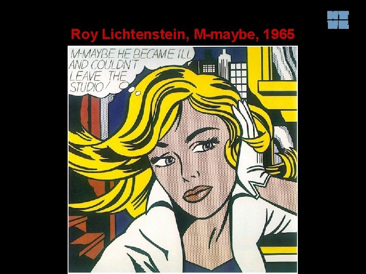 Roy Lichtenstein, M-maybe, 1965 