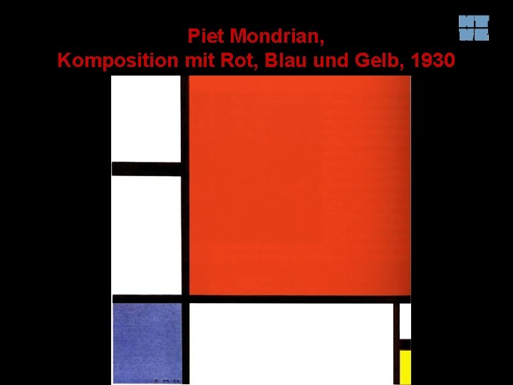 Piet Mondrian, Komposition mit Rot, Blau und Gelb, 1930 