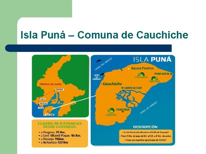 Isla Puná – Comuna de Cauchiche 