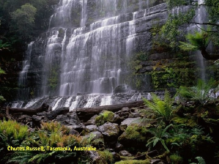 Chutes Russell, Tasmania, Australie 