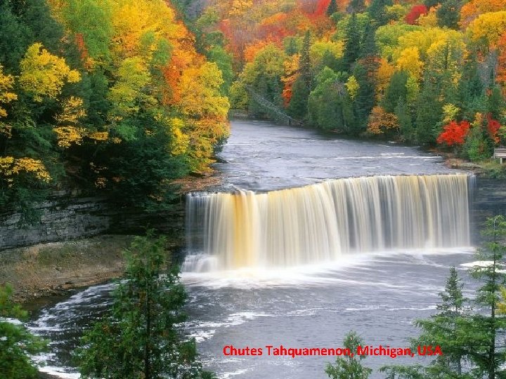 Chutes Tahquamenon, Michigan, USA 