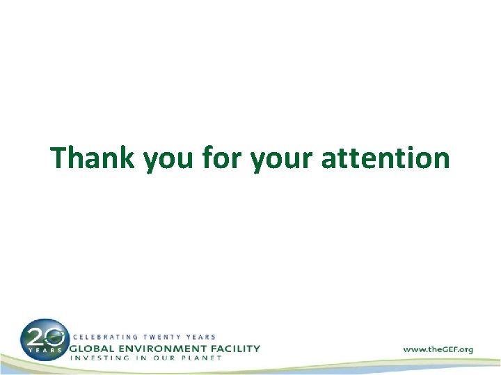 Thank you for your attention 