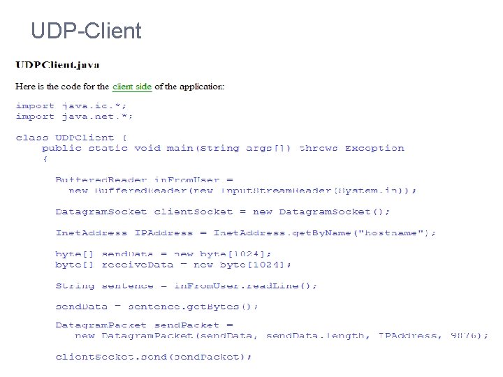UDP-Client 