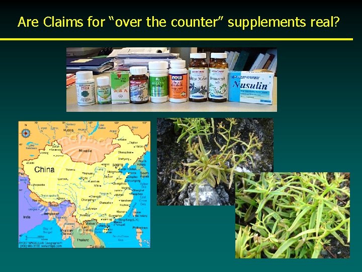 Are Claims for “over the counter” supplements real? 