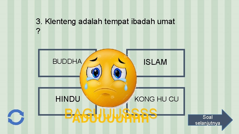 3. Klenteng adalah tempat ibadah umat ? BUDDHA ISLAM HINDU KONG HU CU BAGUUUSSSS