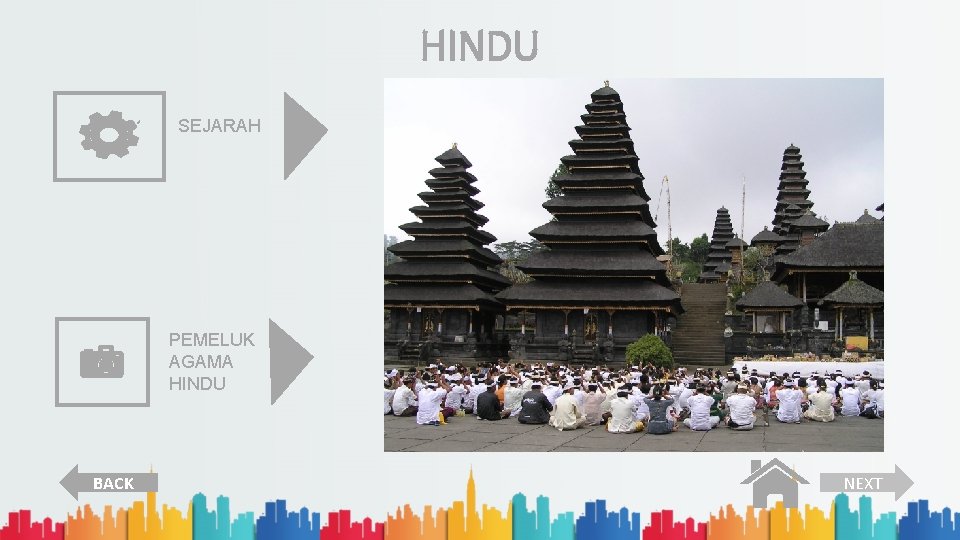 HINDU SEJARAH Kebudayaan dan agama Hindu tiba di Indonesia pada abad pertama Masehi, bersamaan