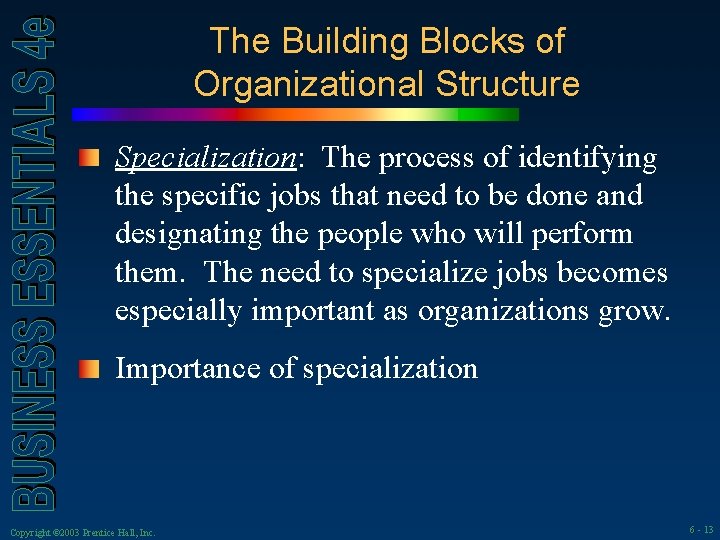 Fourth Edition PART 2 Understanding the Business of