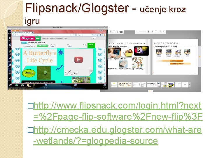 Flipsnack/Glogster - učenje kroz igru �http: //www. flipsnack. com/login. html? next =%2 Fpage-flip-software%2 Fnew-flip%3