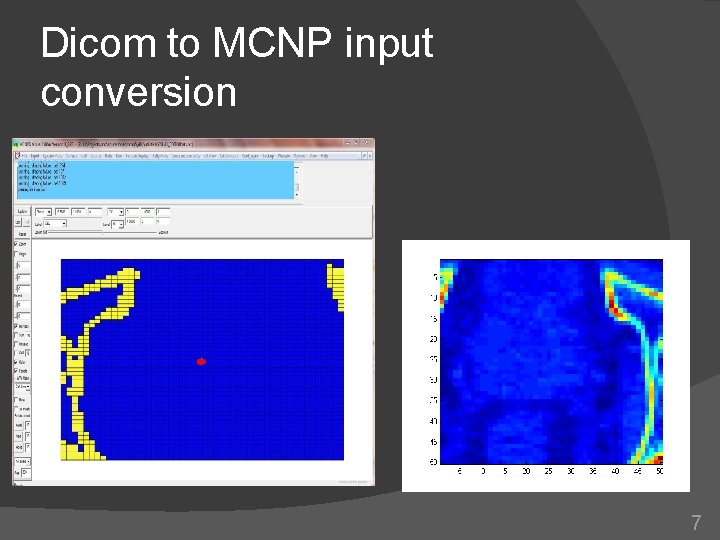 Dicom to MCNP input conversion 7 Dicom to MCNP input conversion 7