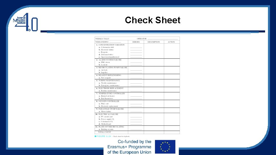 Check Sheet 