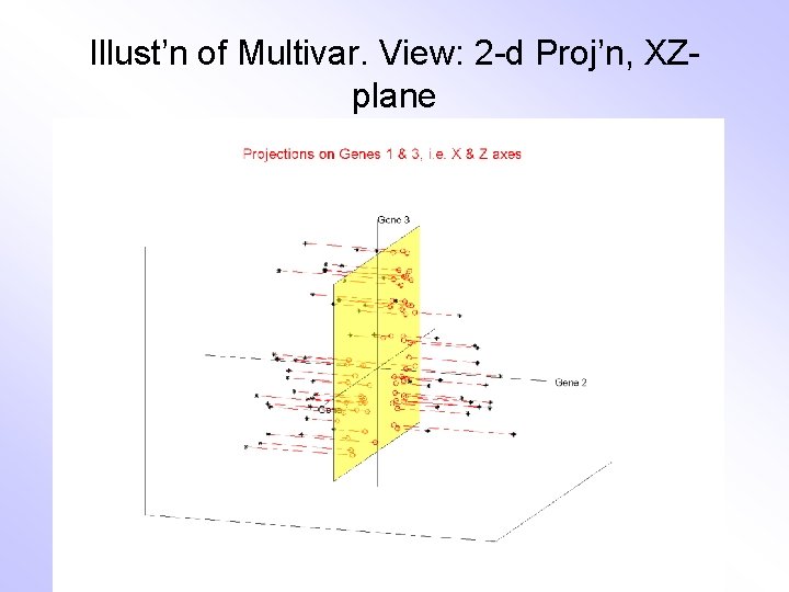 Illust’n of Multivar. View: 2 -d Proj’n, XZplane 
