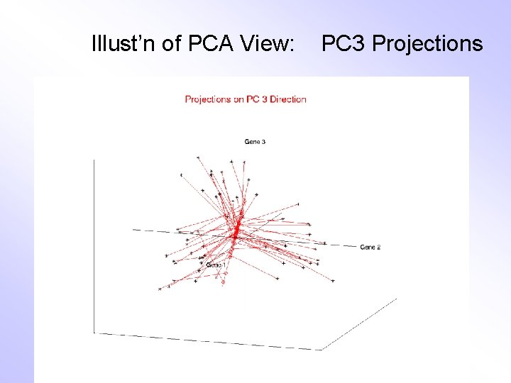 Illust’n of PCA View: PC 3 Projections 