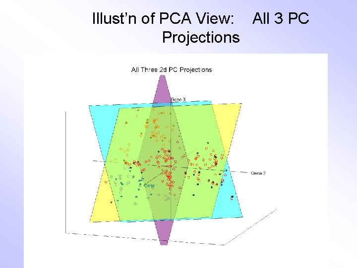 Illust’n of PCA View: All 3 PC Projections 