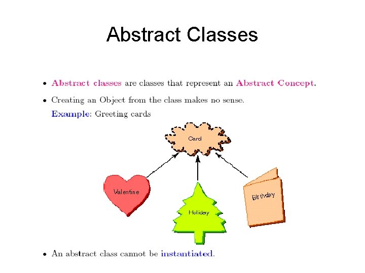 Abstract Classes 