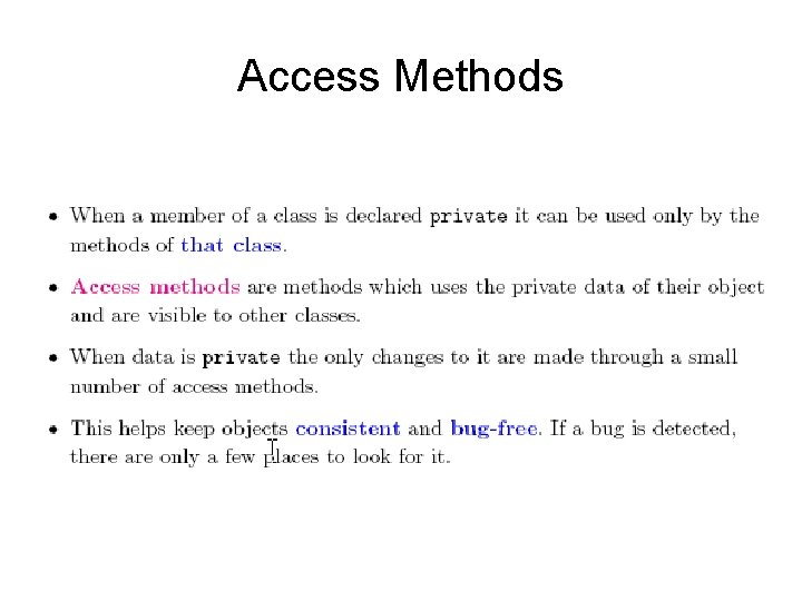 Access Methods 