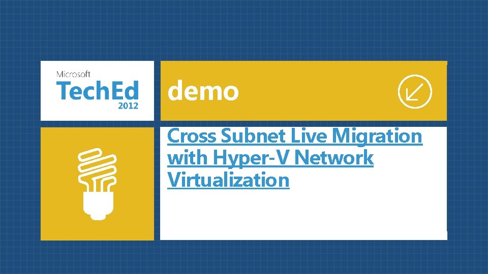 demo Cross Subnet Live Migration with Hyper-V Network Virtualization 