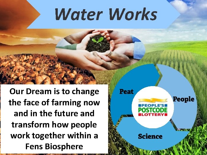 Water Works Our Dream is to change the face of farming now and in