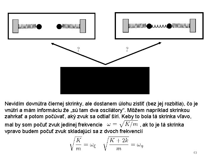 Nevidím dovnútra čiernej skrinky, ale dostanem úlohu zistiť (bez jej rozbitia), čo je vnútri