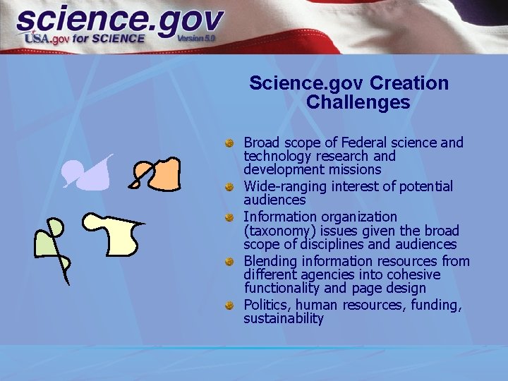 Science. gov Creation Challenges Broad scope of Federal science and technology research and development