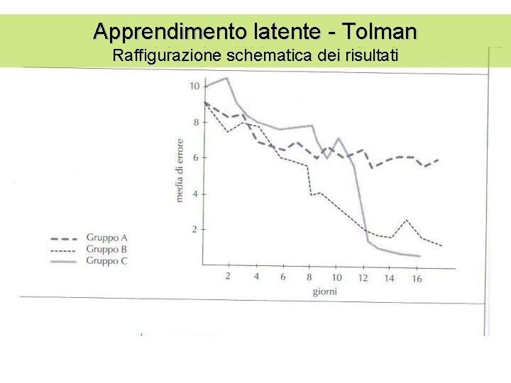Apprendimento latente - Tolman Raffigurazione schematica dei risultati 