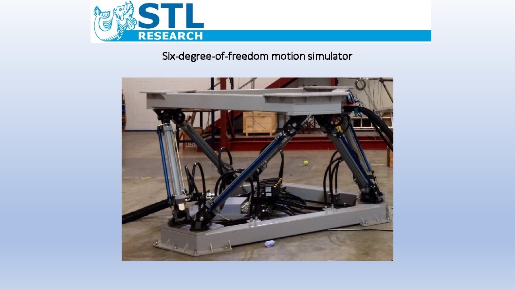 Six-degree-of-freedom motion simulator 
