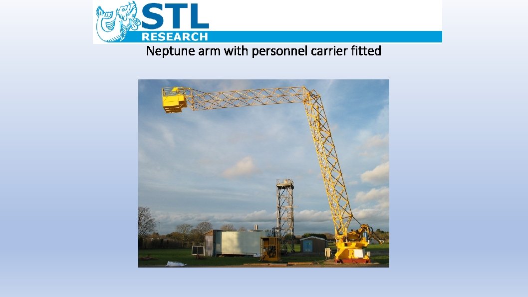 Neptune arm with personnel carrier fitted 