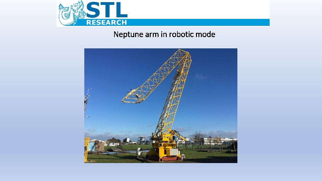 Neptune arm in robotic mode 