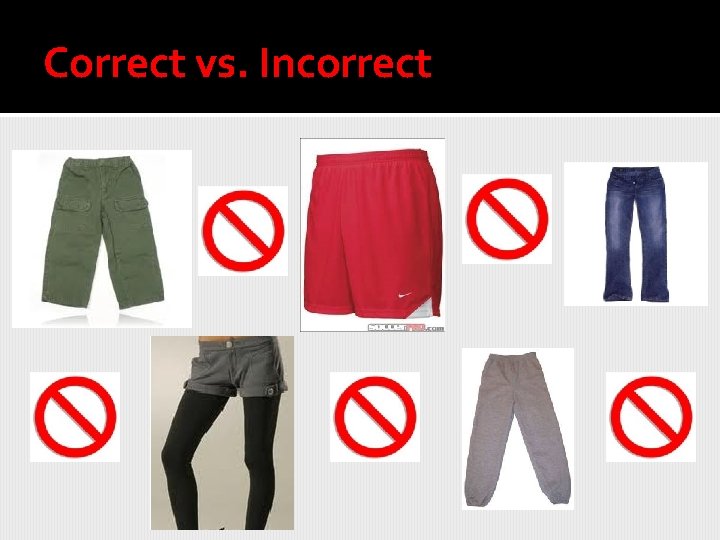 Correct vs. Incorrect 