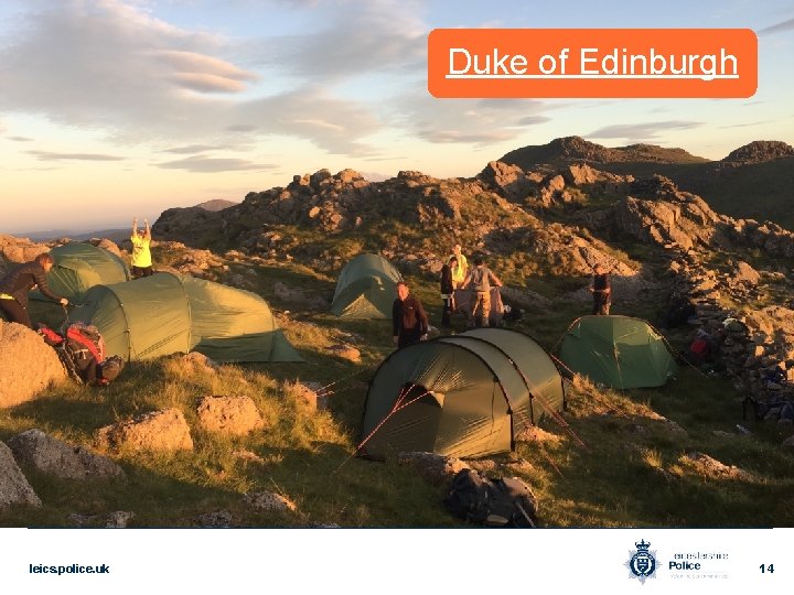 Duke of Edinburgh leics. police. uk 14 