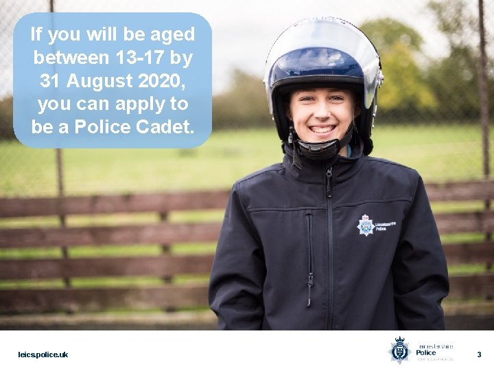 If you will be aged between 13 -17 by 31 August 2020, you can