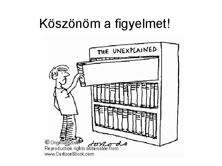 Köszönöm a figyelmet! 