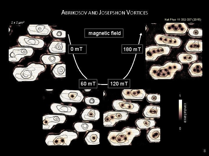 ABRIKOSOV AND JOSEPSHON VORTICES Nat Phys 11 332 -337 (2015) 1 x 1 µm