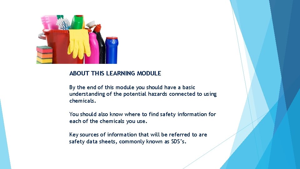 ABOUT THIS LEARNING MODULE By the end of this module you should have a