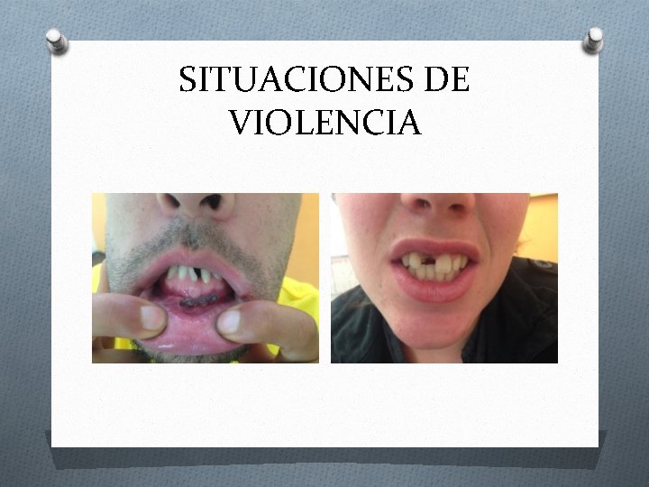 SITUACIONES DE VIOLENCIA 