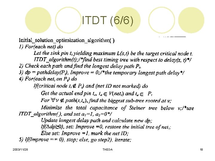 ITDT (6/6) 2003/11/28 THEDA 18 