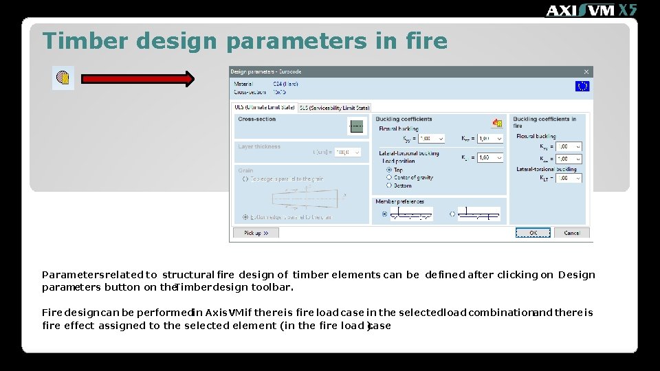 Timber design parameters in fire Parameters related to structural fire design of timber elements